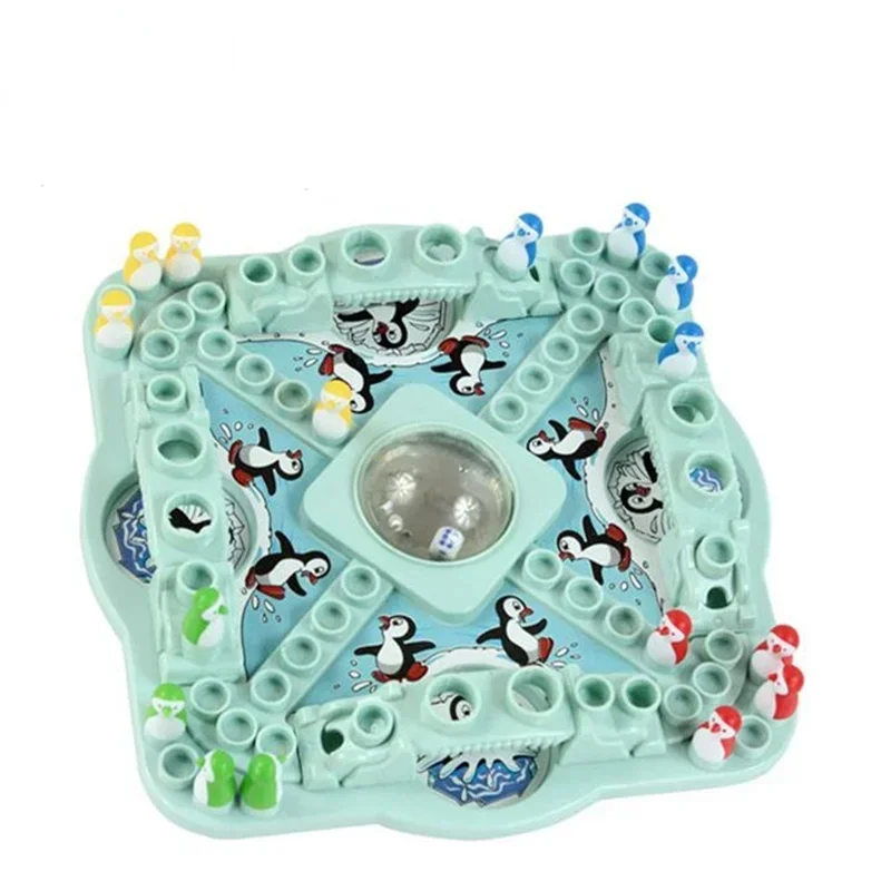 Pingüino, ajedrez volador, ajedrez saltador, dados súper grandes, juguetes educativos interactivos para padres e hijos, juegos de mesa para niños, juegos de fiesta, regalo - imagen 2