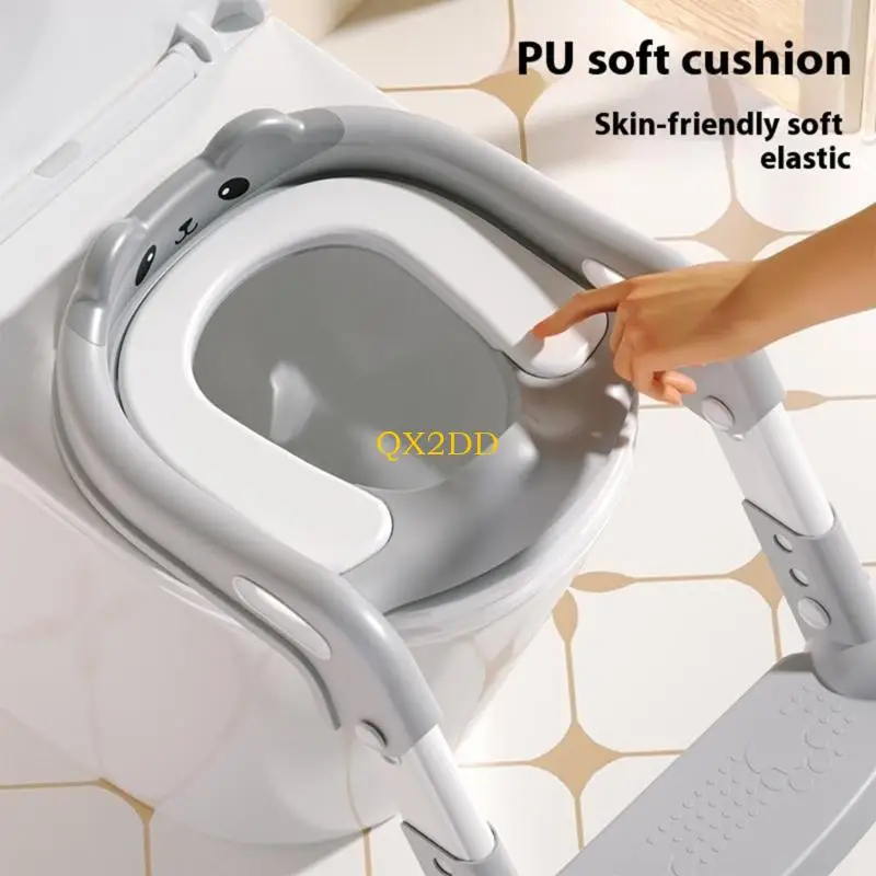 QX2D Ergonomic Baby Toiling Paso Paso entrenamiento amplio Pasos seguros Altura ajustable - imagen 5