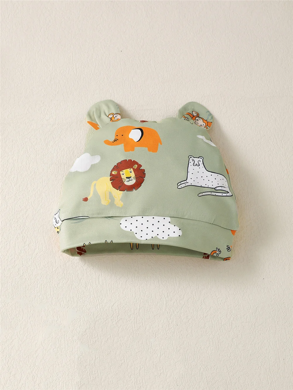 Mono para bebé recién nacido de 0 a 2 años con sombrero, Pelele de manga corta con estampado de animales de dibujos animados, ropa de verano para niño pequeño - imagen 2