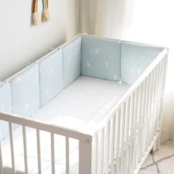 Protector cama bebé niño algodón dibujos animados parachoques
