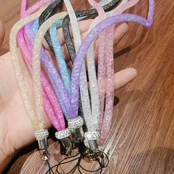 Cordón retráctil cristal ostentoso con diamantes imitación para niños