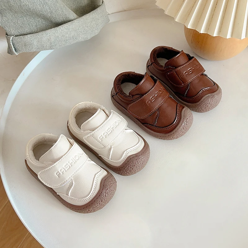 Zapatos de felpa para primeros pasos con suela antideslizante - imagen 4