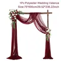 wine red valance