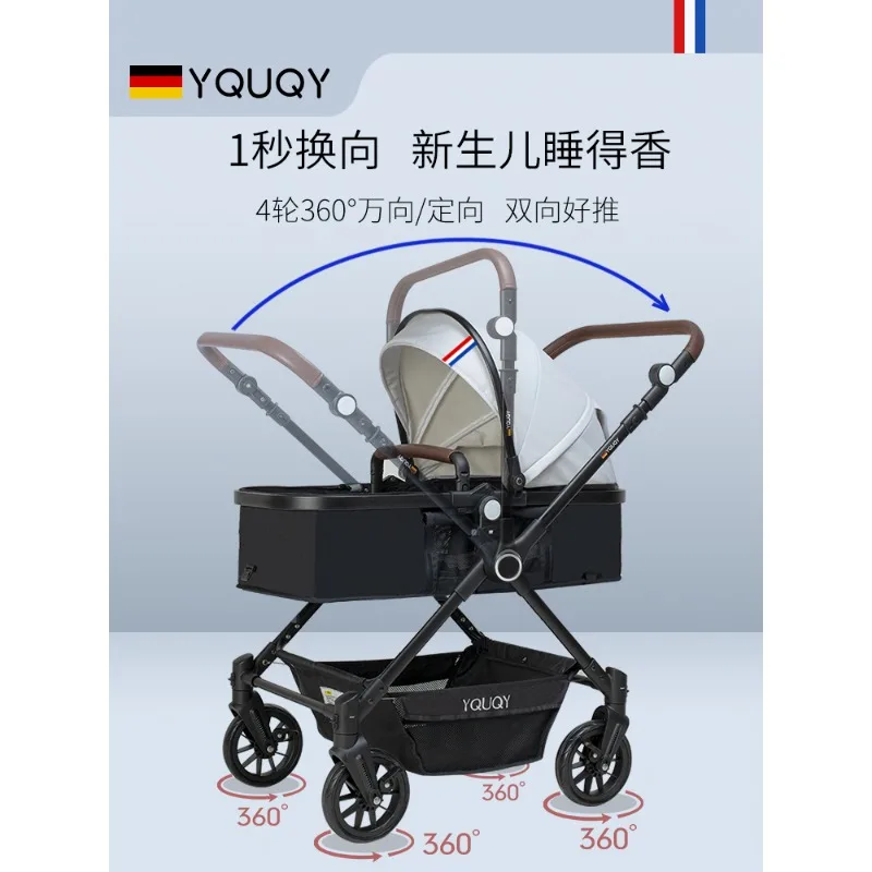 Cochecito reclinable para bebé recién nacido – Asiento adaptable - imagen 2