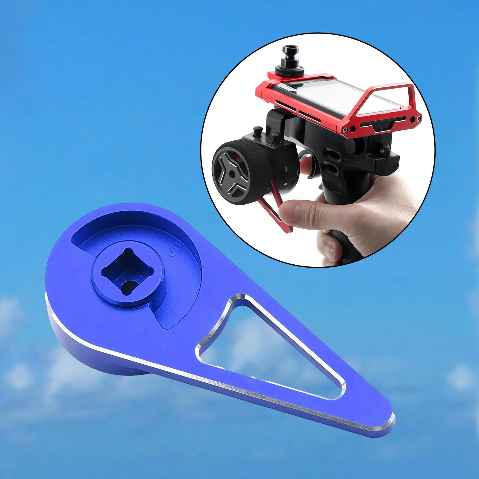 Handed Control Adapter DIY Modification Replacement RC Transmitter Steering Wheel for FS NB4 Noble Lite Pro Remote Controller