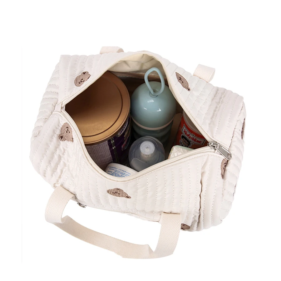 Sac à couches pour maman, sac de maternité pour bébé, organisateur de couches pour poussette, fourre-tout Portable pour bagages, sacoche à langer de voyage - imagen 5