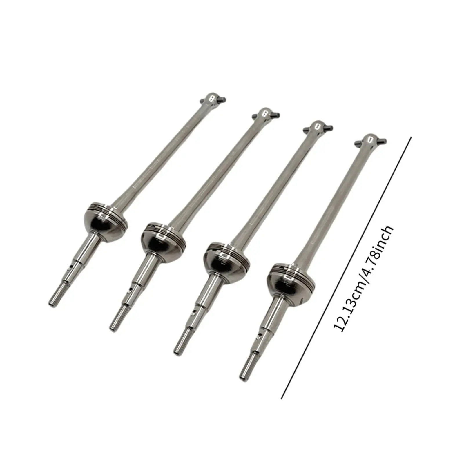 4Pcs CVD Driveshaft Replacement for 10208 V1 1:10 RC Car Replace Parts Sturdy 4Pcs CVD Driveshaft Replacement for 10208 V1 1:10 RC Car Replace Parts Sturdy