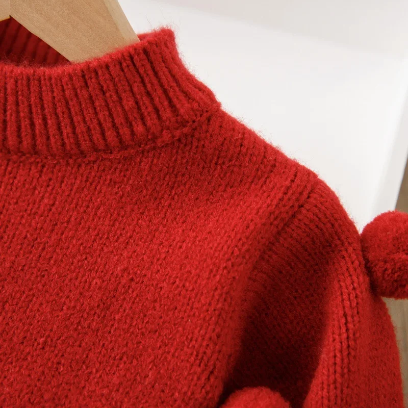 Conjunto de jersey y falda abullonada para niña otoño invierno - imagen 5
