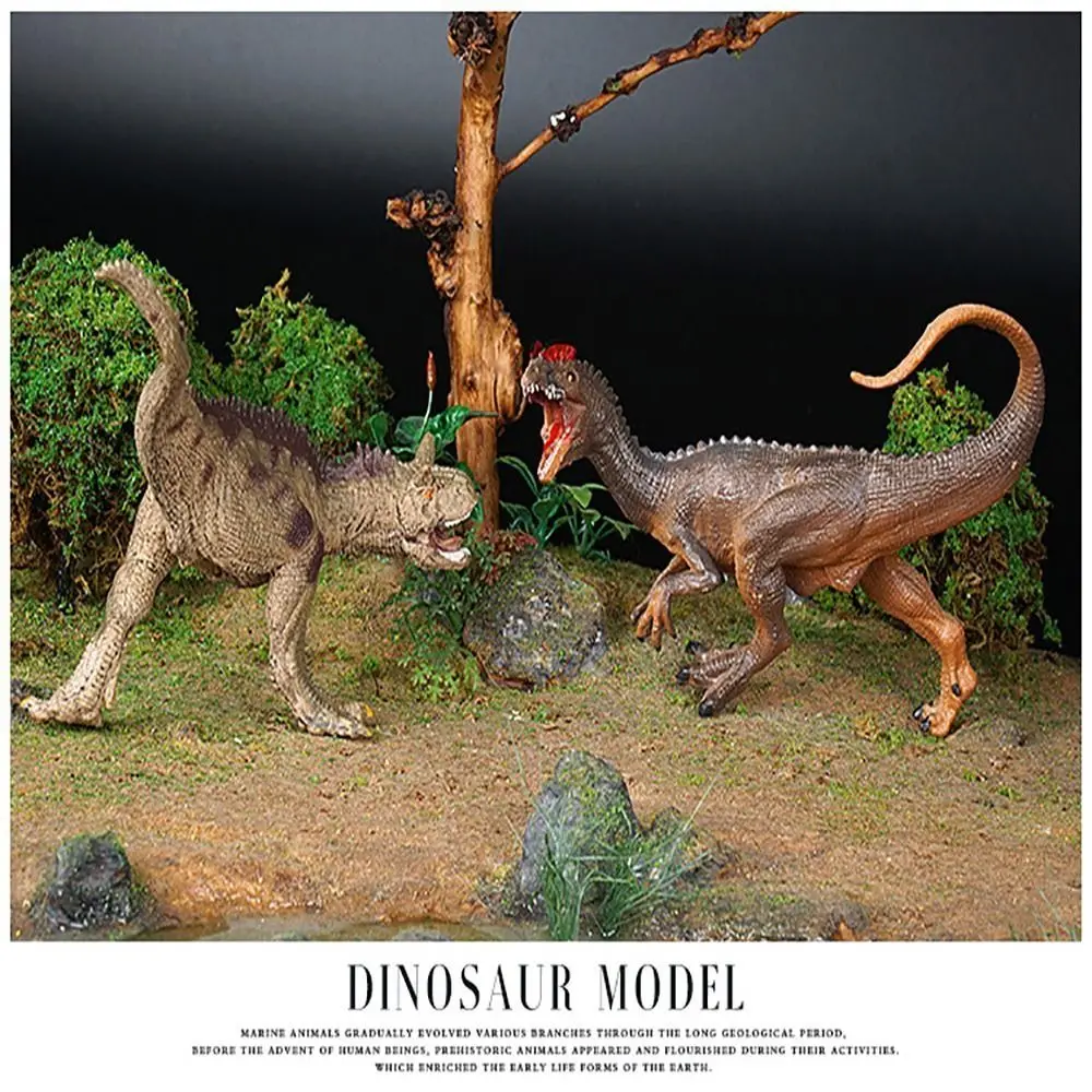 Figuras de dinosaurio goma realistas juguete educativo Jurásico - imagen 3