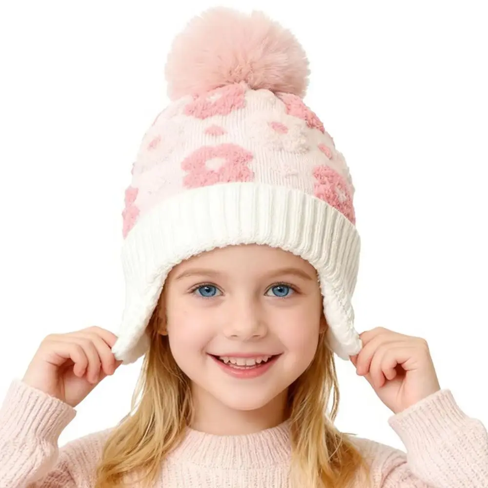 Gorro de invierno con orejeras para niños – Punto suave y cálido - imagen 5