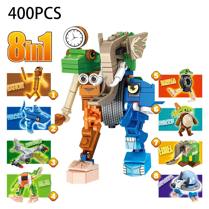 Bloques de construcción animales italianos – Juguete para niños - imagen 3