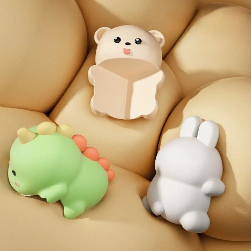 Juego de 2 uds. De protectores para las esquinas de las mesas seguras para bebés, Protector de borde de escritorio de PVC, conejo, dinosaurio, oso, Protector de borde de seguridad suave para niños - imagen 4