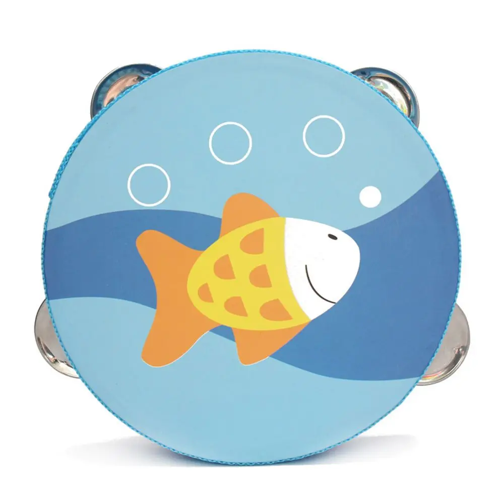 Mini instrumento Musical de latido, tambor de mano, juguetes musicales para niños, juguete educativo de aprendizaje, pasatiempos educativos, regalos para bebés - imagen 3