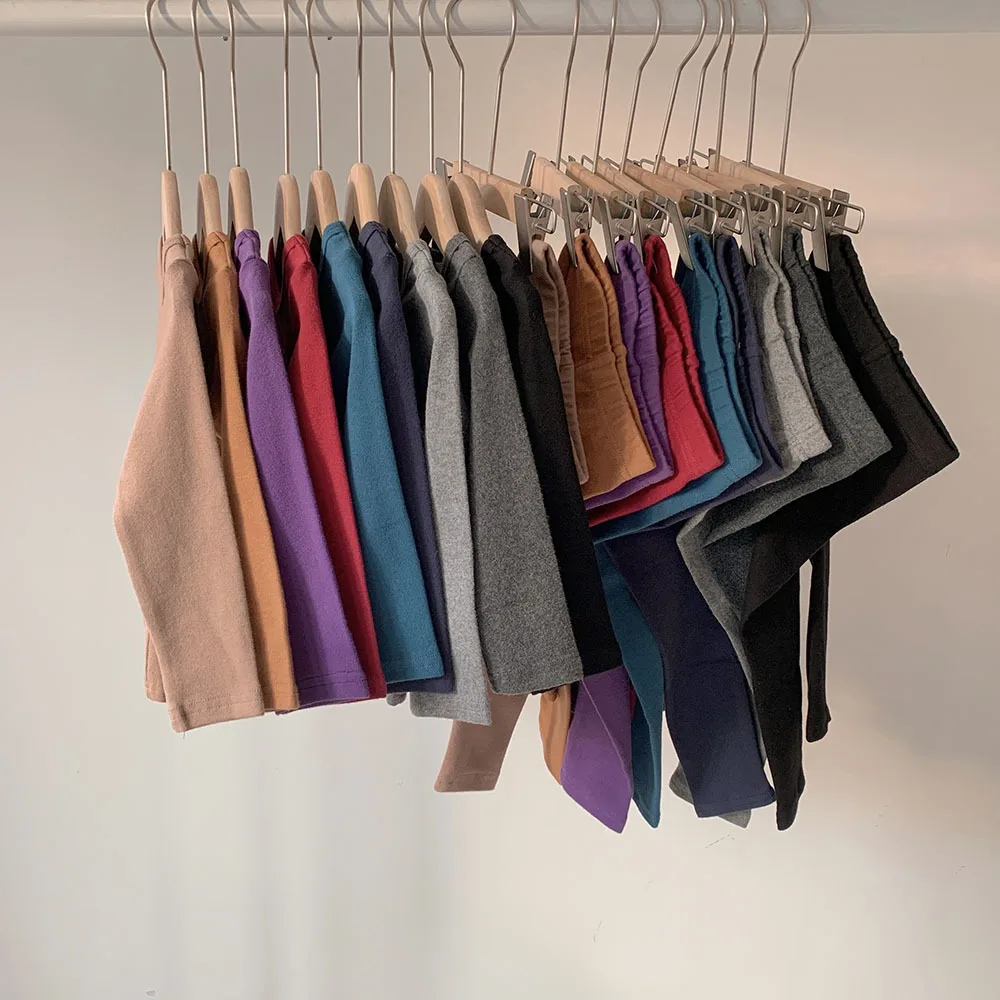 Pijamas de algodón para niños pequeños, ropa de dormir transpirable de alta elasticidad, color sólido, ropa de descanso para niños y niñas de 1 a 8 años - imagen 3