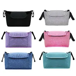 Bolsa organizadora desmontable cochecito–Portavasos y correa ajustable