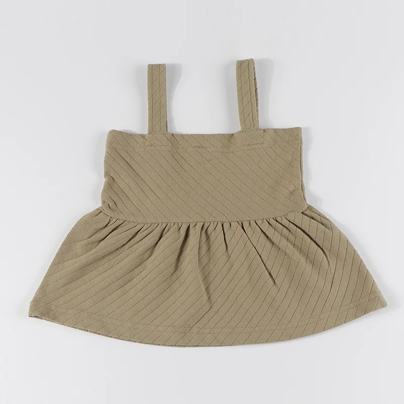Vestido familiar a juego con top acanalado y leggings negros - imagen 4