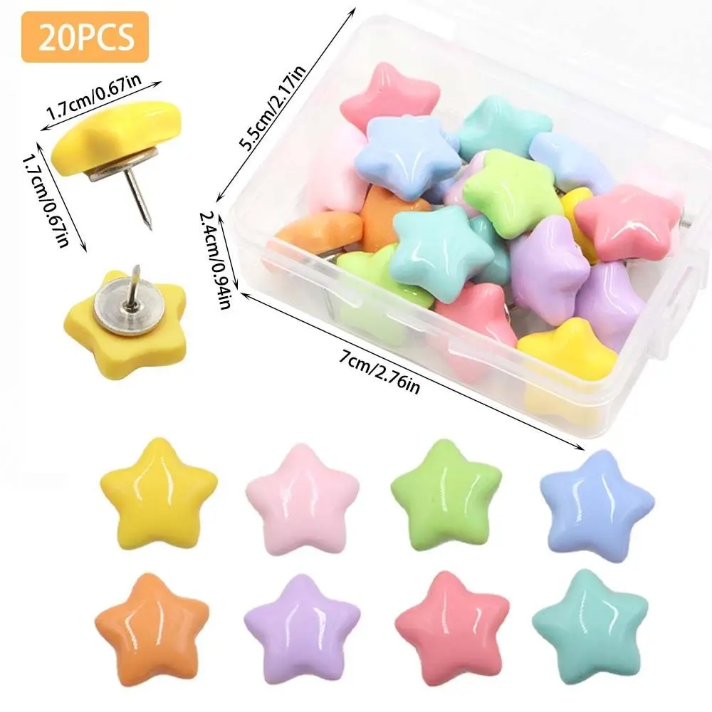 Chinchetas estrella 3D reutilizables para pizarra infantil - imagen 2
