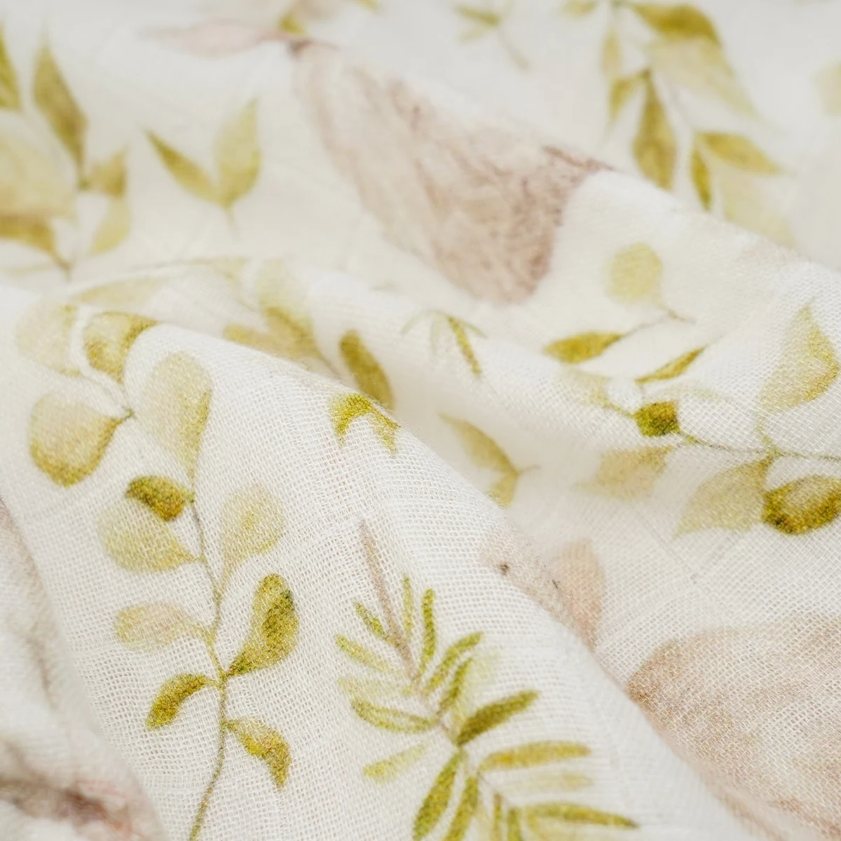 Elinfant-Manta envolvente de muselina de algodón y bambú con estampado Digital, manta receptora para bebé recién nacido - imagen 4