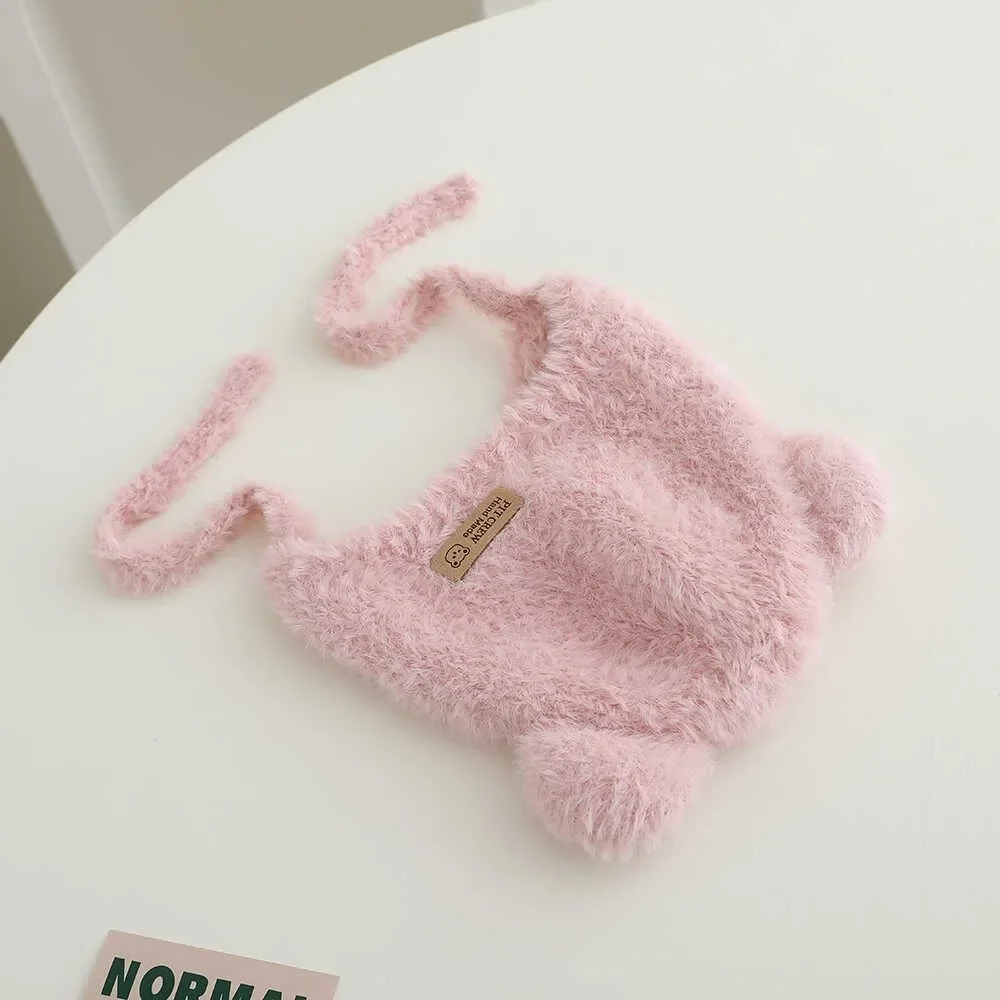Gorro oso bebé protección oídos terciopelo a prueba de viento invierno - imagen 2