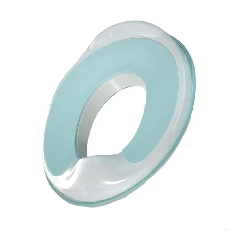 Orinal cómodo para niños D7YD, asiento con borde en forma piel, capa inodoro plástico segura - imagen 5