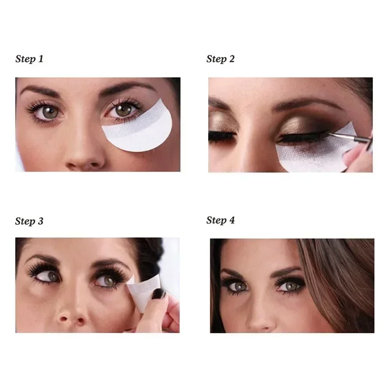 Plantillas pegatinas sombra de ojos desechable 20/30/50 Uds maquillaje de ojos delineador de ojos escudo pestañas injertadas aislar parches de eliminación de pestañas - imagen 4