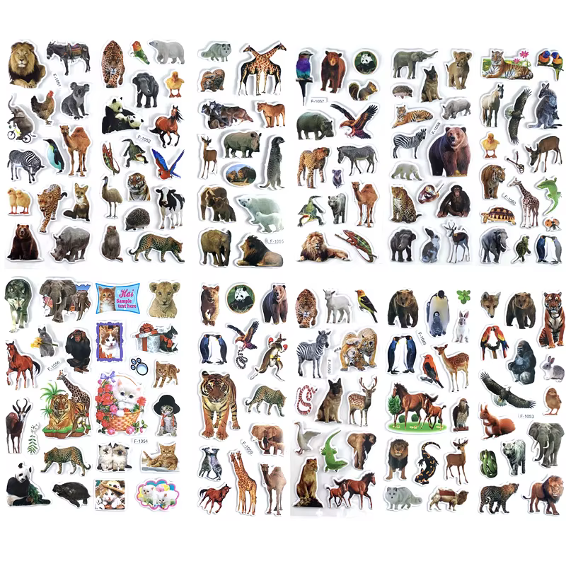 12 Sheets Stickers A