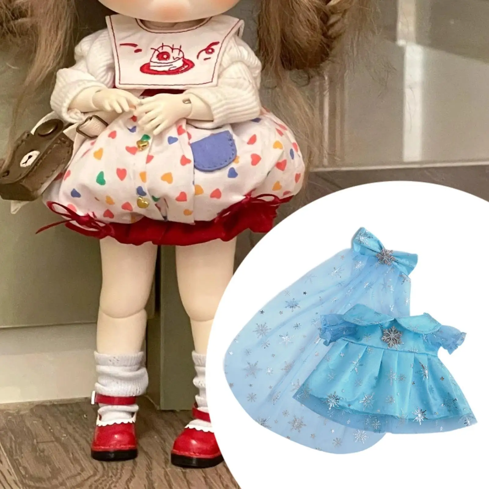 38cm Pendant Doll Clothes Fashion Doll Skirt for Age 5 6 7 8 9 10 Party Kid