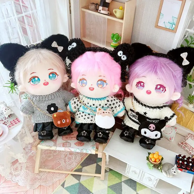 Ropa para muñecas coreanas – Conjunto estrella peluche - imagen 4