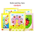 5pcs Button stickers