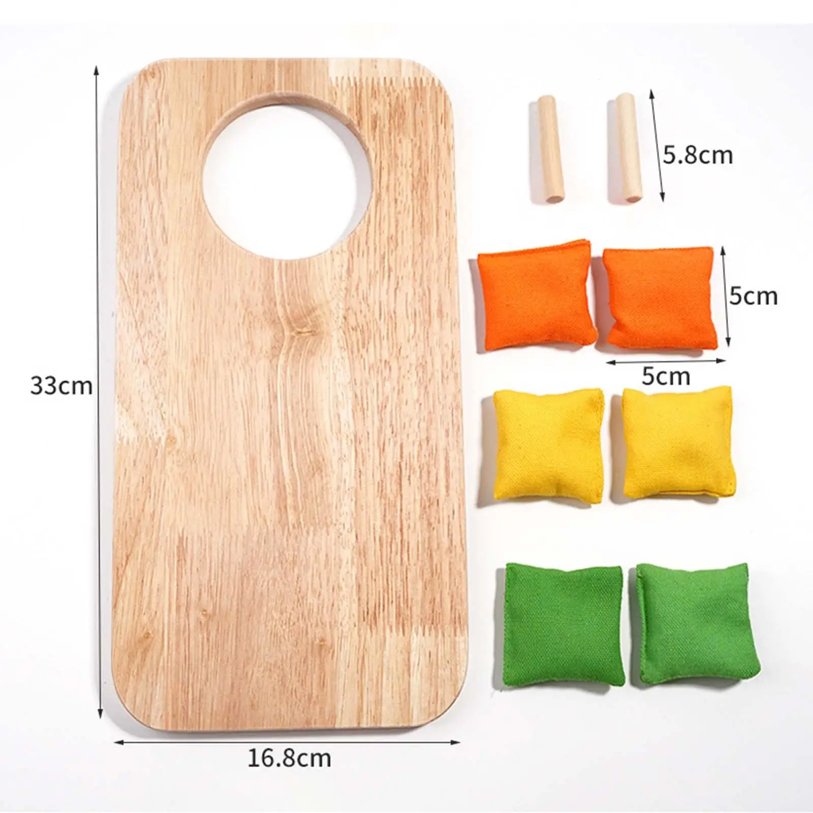 Sandbag Throwing Game Interactive Toy Playing Balls Game Fun Toss Toys Set for Classroom Bedroom Table Accessories Desktop