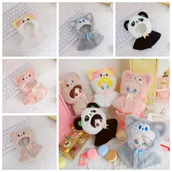 Ropa para muñecas y peluches – Conjunto con capa suave de dibujos animados