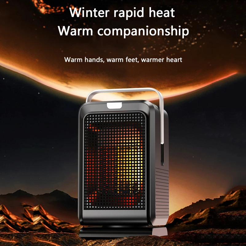 Calefactor portátil PTC con control remoto – Calor y frío rápido - imagen 2