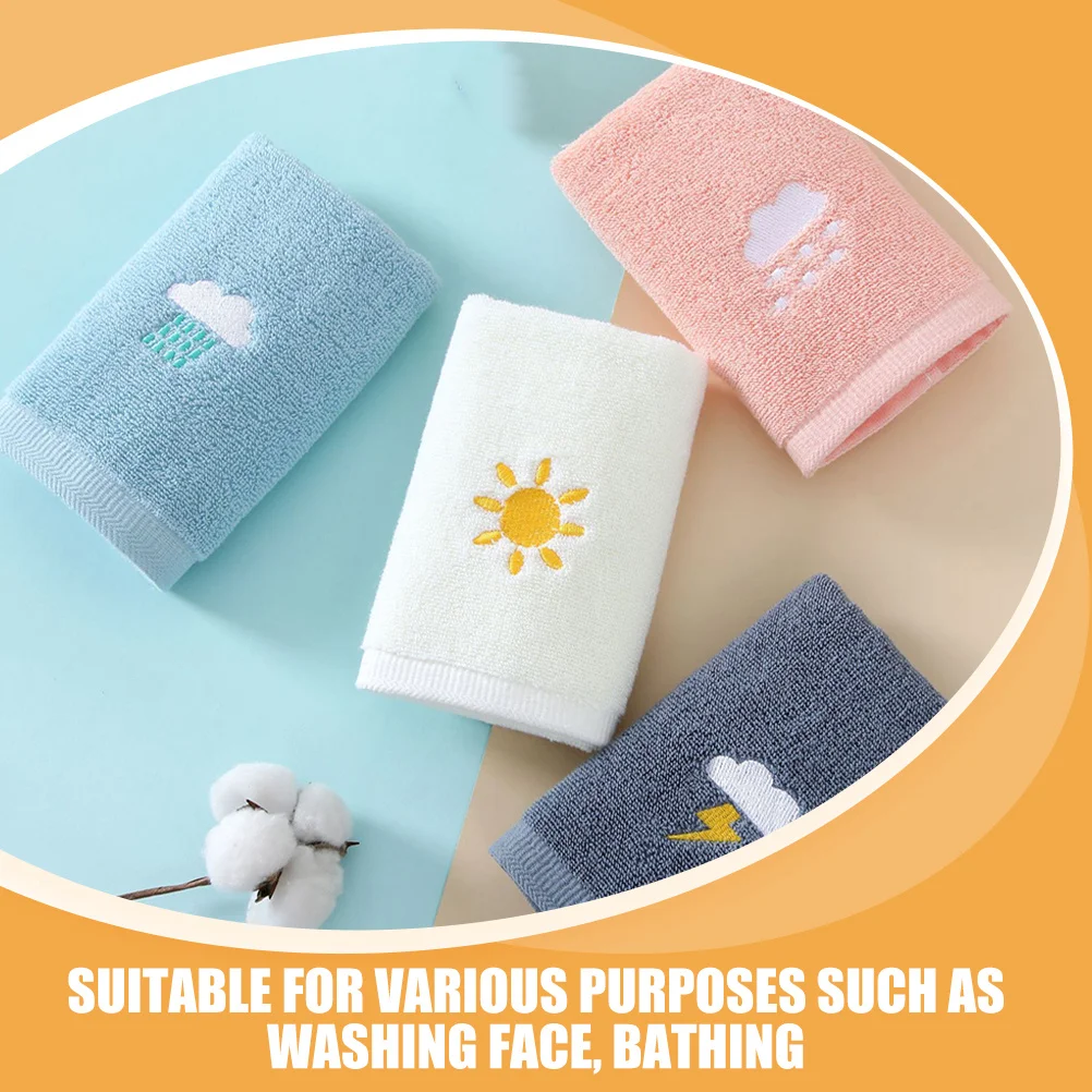 4 Uds. Toallas largas de algodón para bebé, toallas suaves y absorbentes para la cara rápida, paños para eructar para bebé, toallitas para recién nacidos - imagen 3