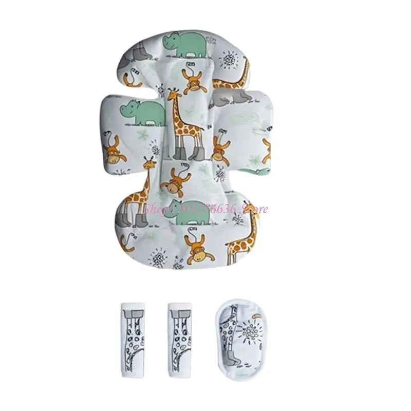 Cubierta cinturón seguridad R6FD con cojín asiento almohadilla entrepierna Diseño ergonómico tela para - imagen 2