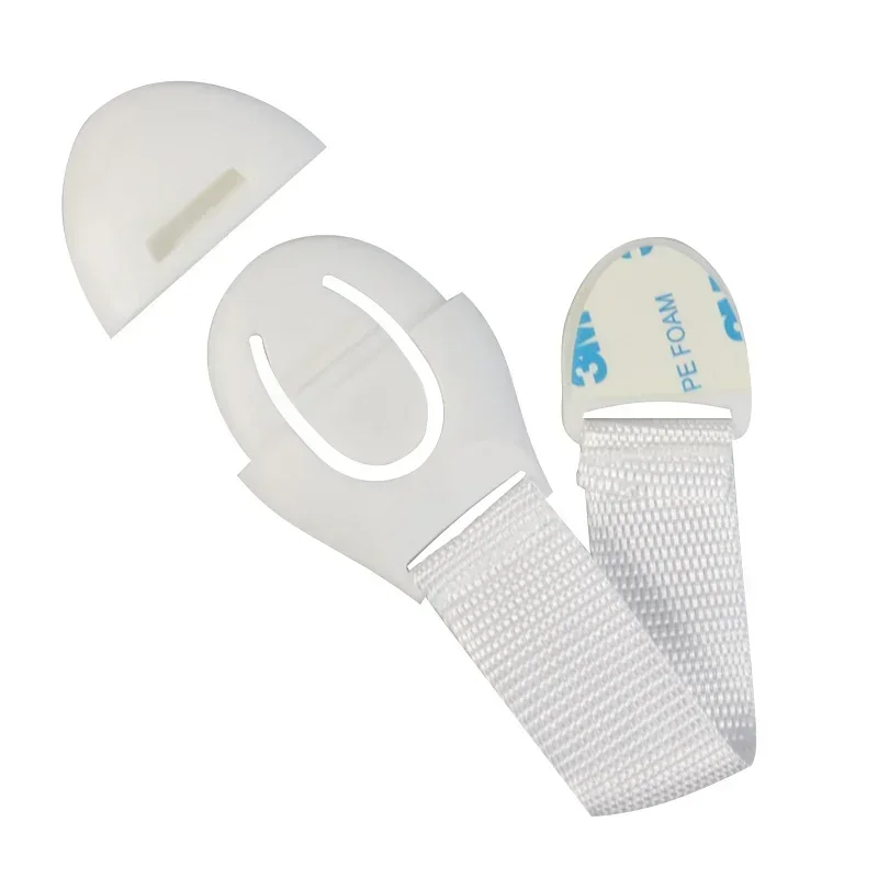 Cerradura de plástico para armario para niños, protección de seguridad para bebés, pestillos de seguridad para niños, cajones, armarios, producto a prueba de niños, 1 ud. - imagen 5