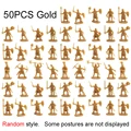 50PCS Gold