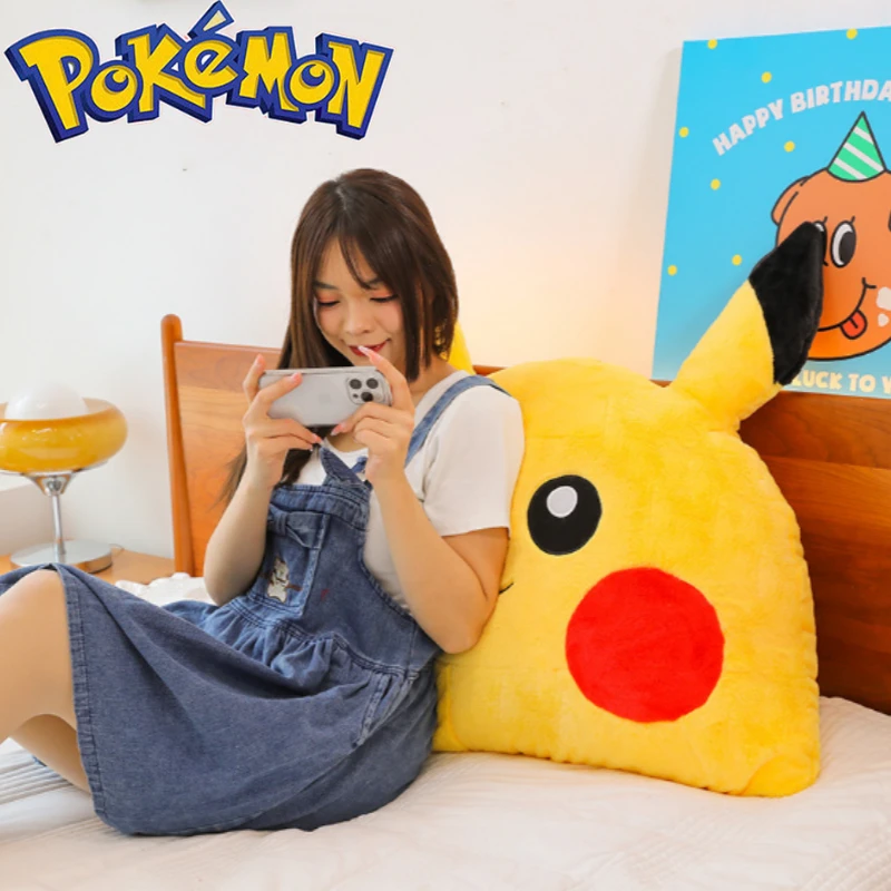 Peluche gigante Pikachu de Pokemon - Suave muñeca kawaii para niños - imagen 4
