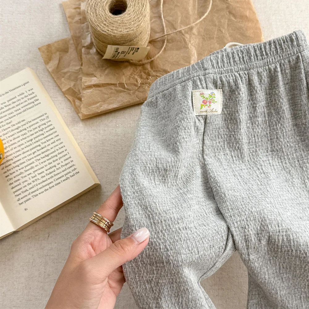 Leggings acampanados de verano para niña - cintura elástica suave - imagen 4