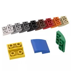 Juego de bloques de construcción curvos para niños