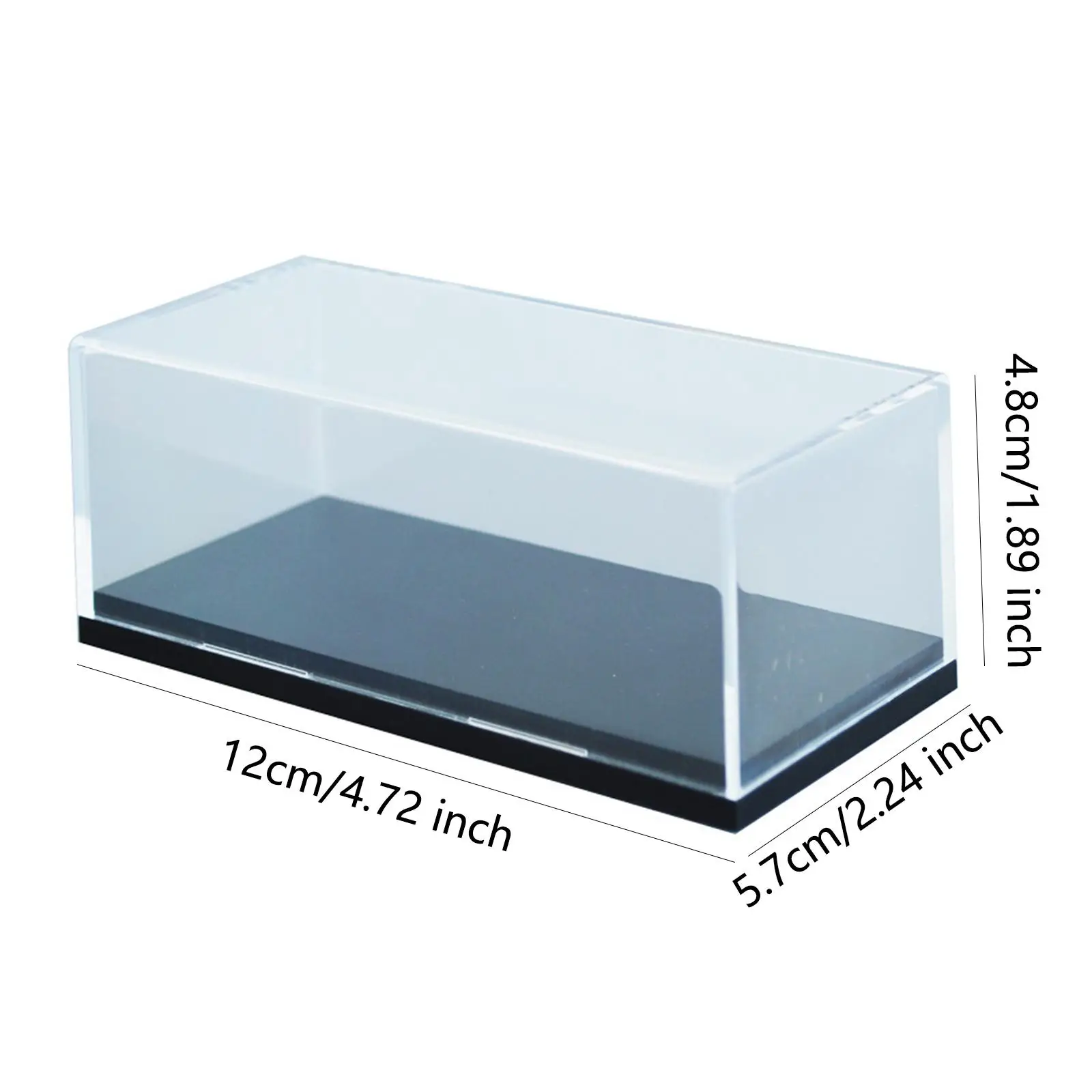Acrylic Display Case Assemble Collectibles Box for 1/64 Model Cars Dolls