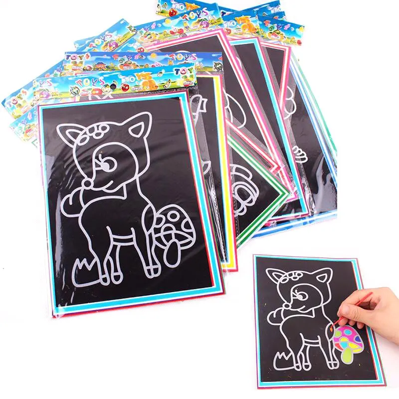 Tarjetas mágicas para colorear infantiles – Juego educativo