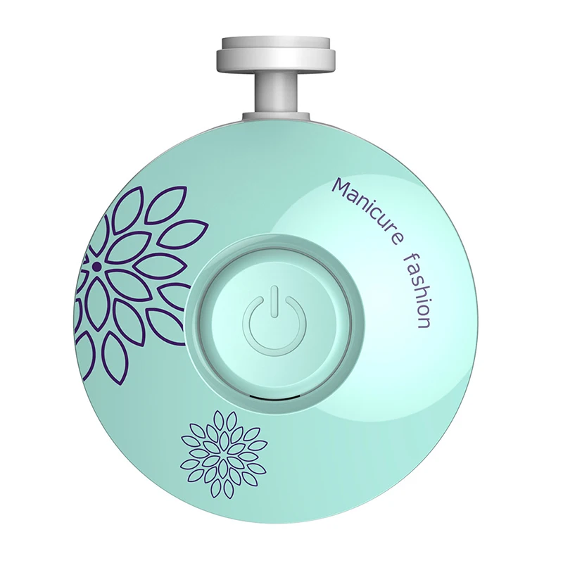 Baby Nail Care Trimmer Electric Kids Nail Pedicure Clippers Cutter Infant Polisher Scissors 6pcs Grinding Head For Newborn