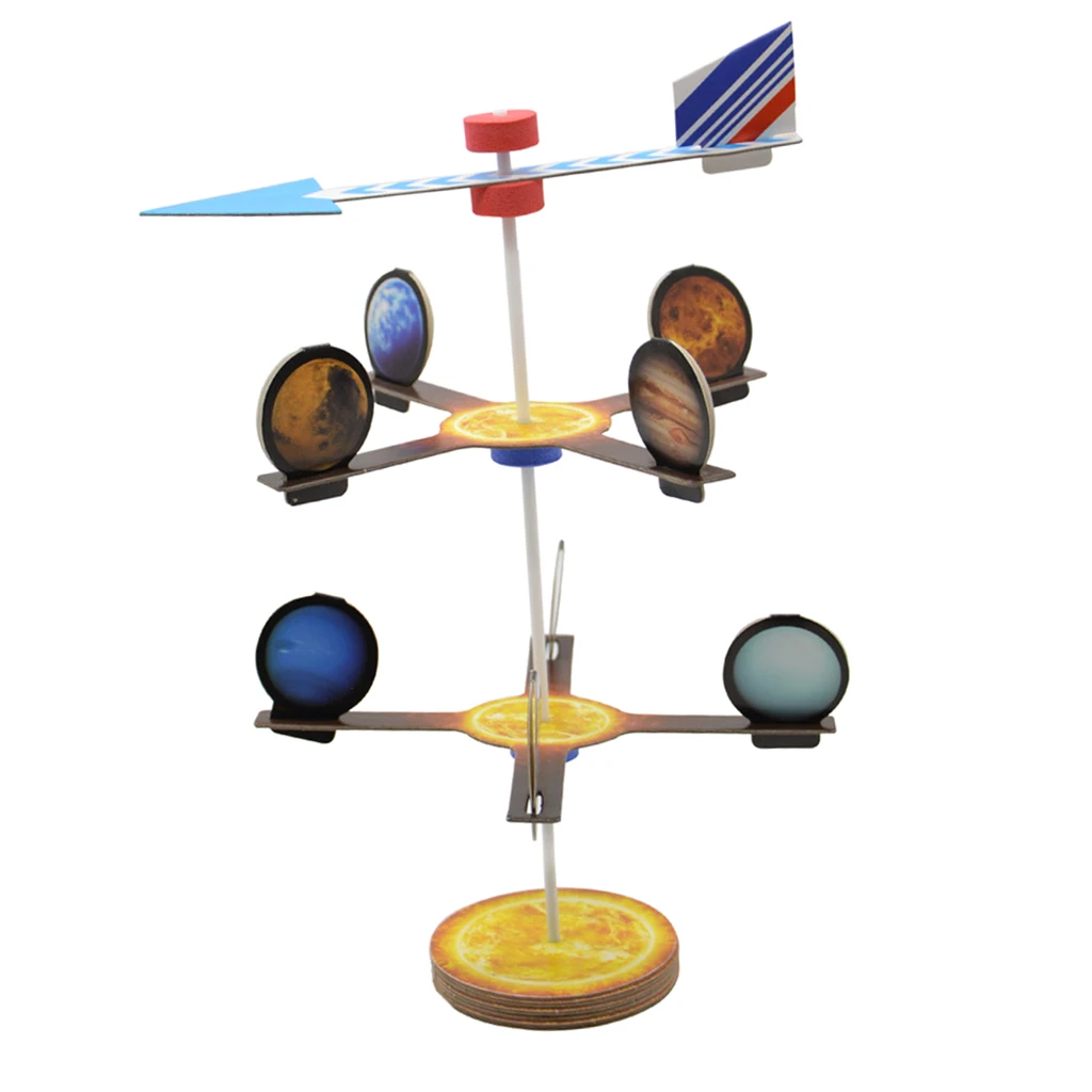 DIY Rotatable Planets Model Exploring Geography Astronomy Educational Science Building s Toy