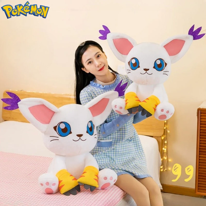 Peluche Gatomon grande suave Digimon para niños – gran felpa - imagen 4