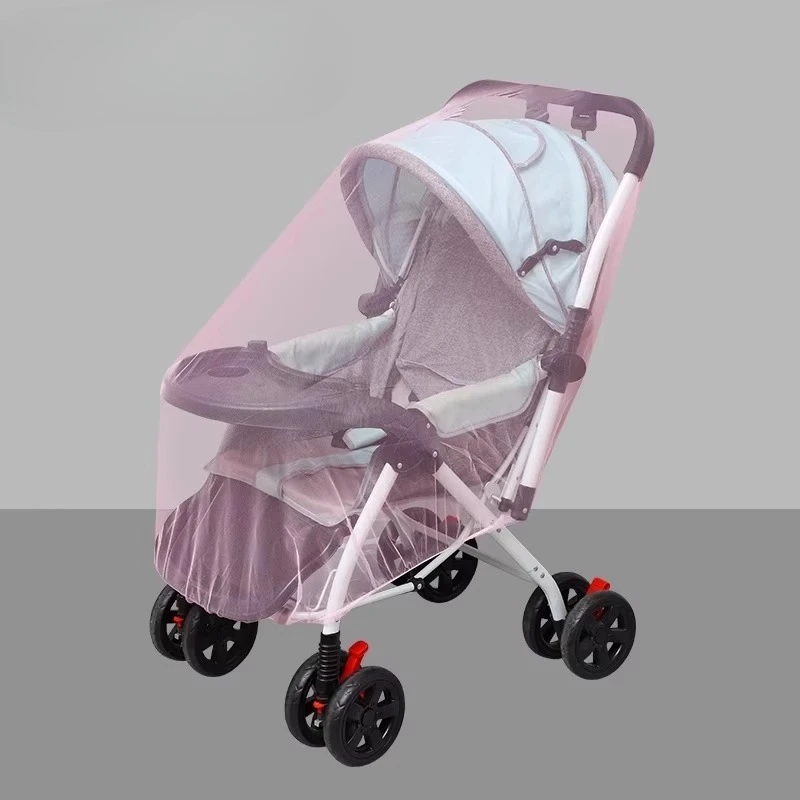 Babyfond-mosquitera Universal para cochecito de bebé, cobertura completa, sin costuras, resistente al viento y a prueba de mosquitos, cubierta parasol plegable - imagen 2
