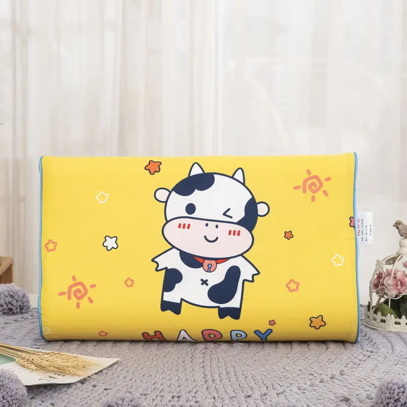 Funda de almohada de algodón puro para niños, funda de almohada especial con diseño de cremallera para estudiantes, individual, 30x50cm, nuevo estilo de dibujos animados, 2022