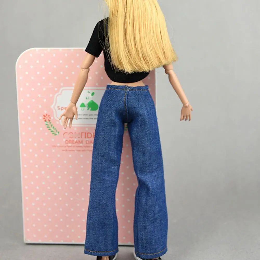 Pantalones de pierna ancha de moda de alta calidad, ropa informal, pantalones de zanahoria multiestilos, ropa, pantalones vaqueros - imagen 3