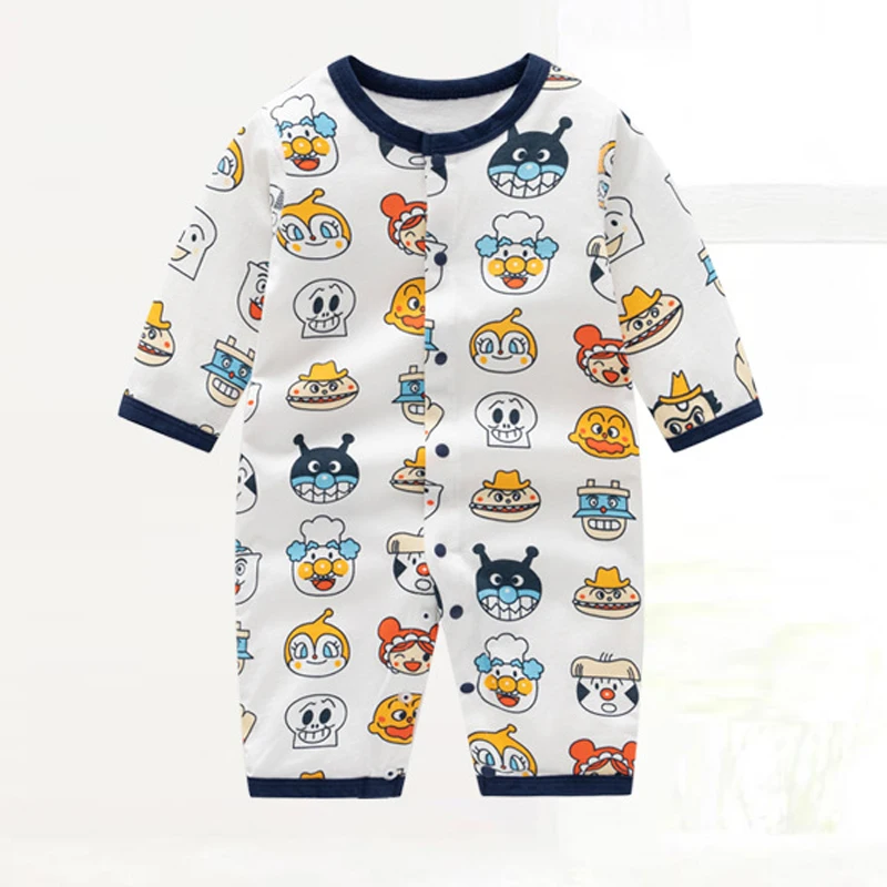 Pelele para bebé recién nacido, traje para gatear de una pieza, traje para bebé recién nacido de algodón puro, ropa de un solo pecho, monos para bebé