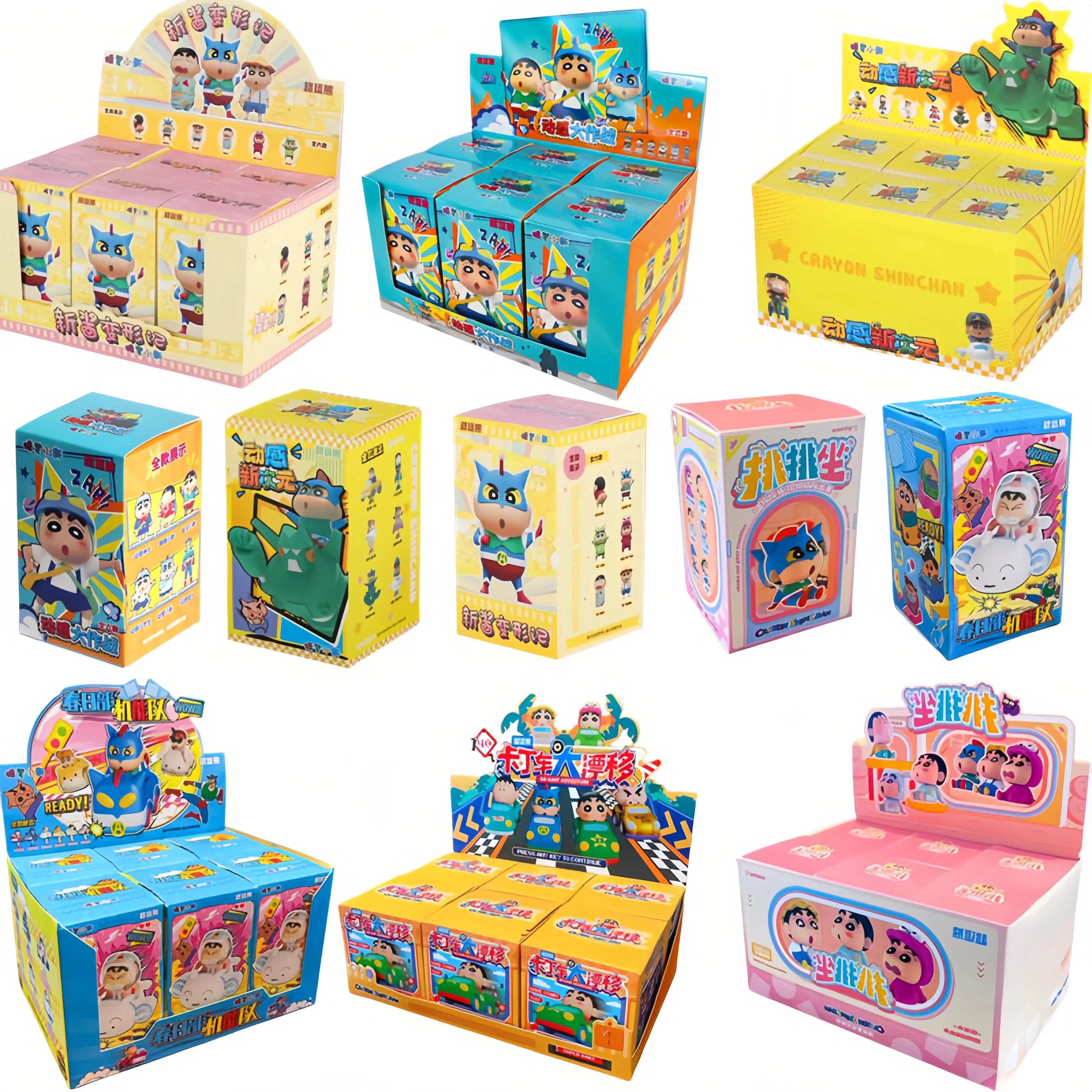Crayones Shin Chan – Juego de batalla en caja ciega para niños - imagen 2