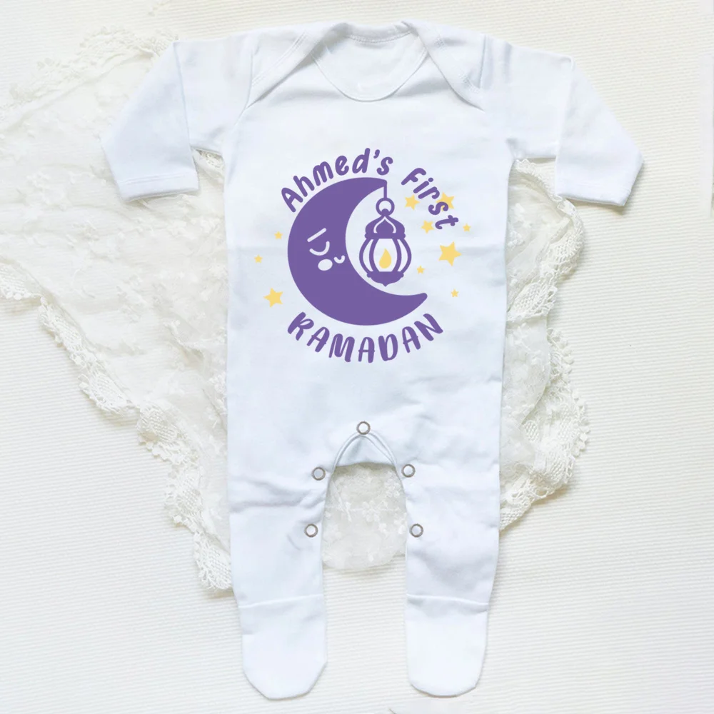 Pijama personalizado bebé pelele manga larga para primer Ramadán Eid